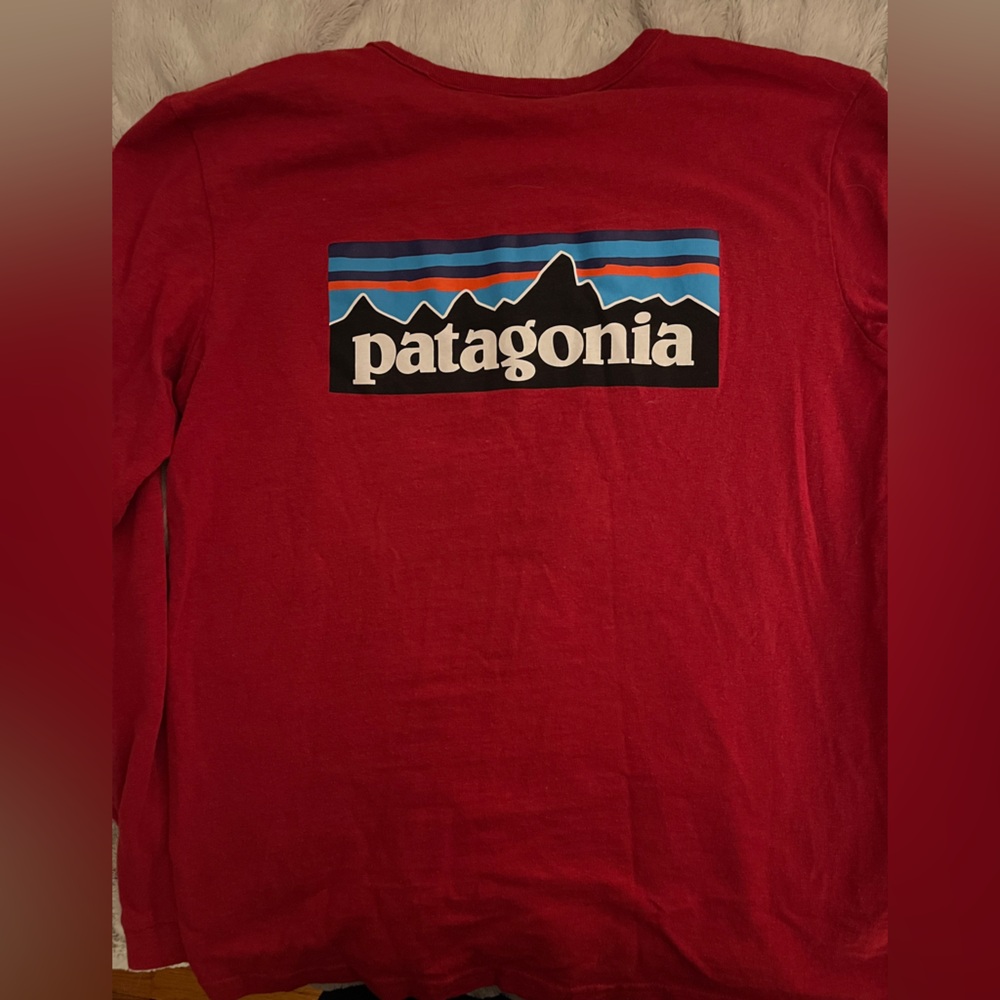 Patagonia Red Long Sleeve Shirt